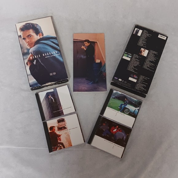 Down Every Road by Merle Haggard 4 CD Boxed Set Complete 1962-1994 With Booklet - Picture 1 of 12